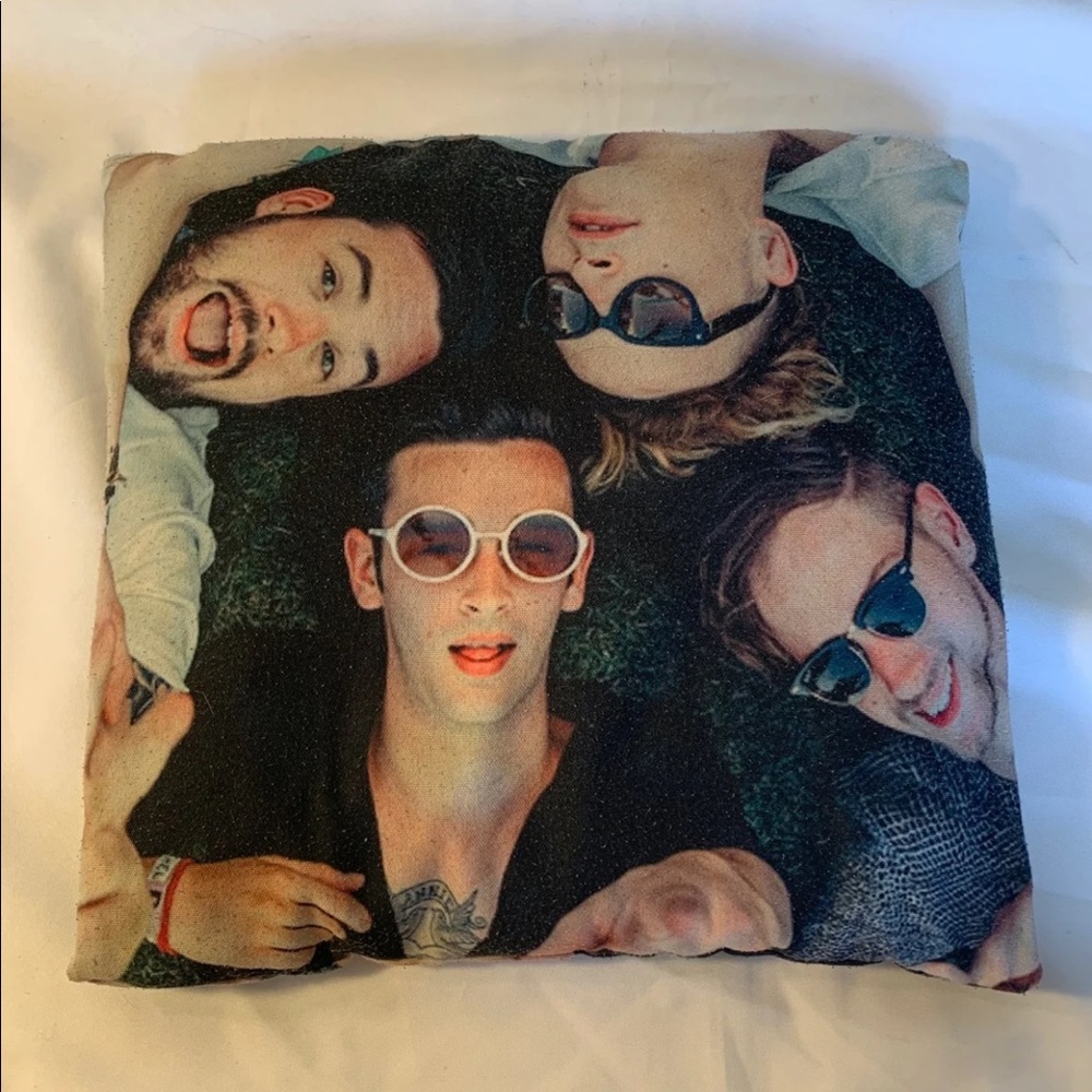 The Band, 1979 with Matty, Decorative Pillow.